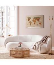 Paveikslas Smėlio šiko pasaulio žemėlapis