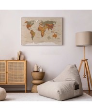 Paveikslas Smėlio šiko pasaulio žemėlapis