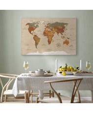 Paveikslas Smėlio šiko pasaulio žemėlapis