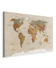 Paveikslas Smėlio šiko pasaulio žemėlapis