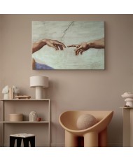 Paveikslas Adomo sutvėrimas – rankos (Michelangelo)