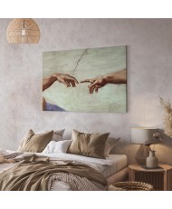 Paveikslas Adomo sutvėrimas – rankos (Michelangelo)