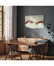 Paveikslas Adomo sutvėrimas – rankos (Michelangelo)