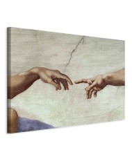 Paveikslas Adomo sutvėrimas – rankos (Michelangelo)