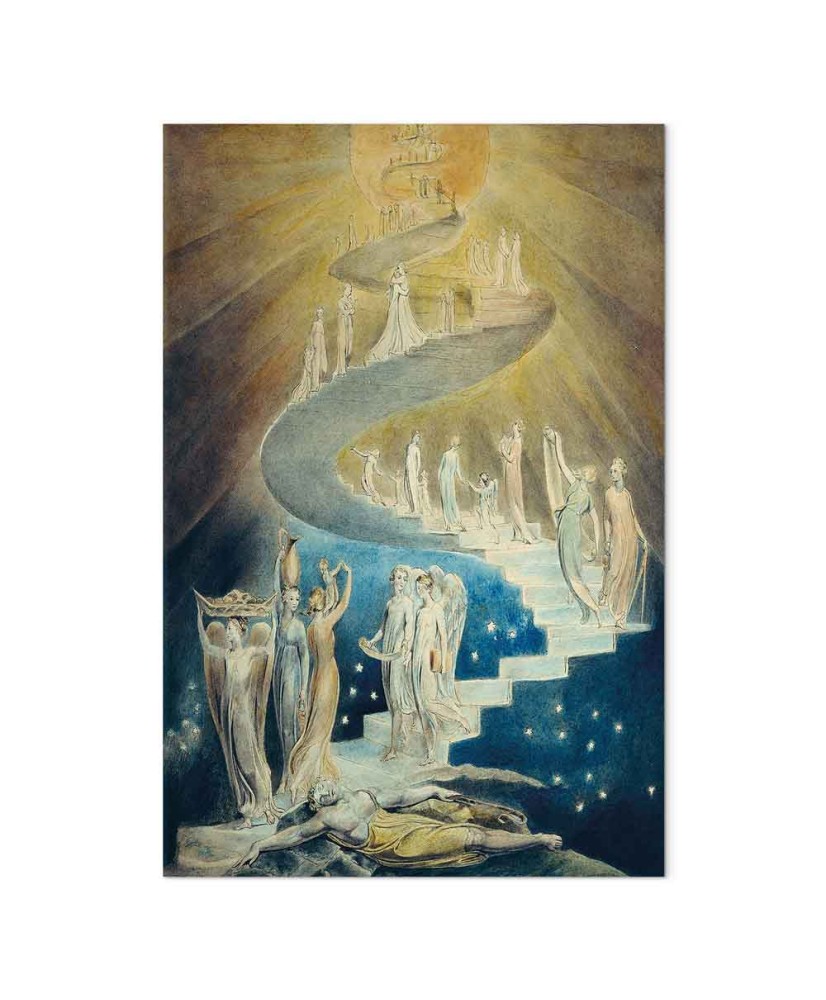 Paveikslas William Blake - Jokūbo kopėčios