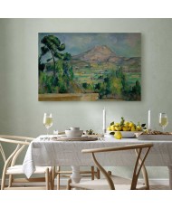 Paveikslas Paul Cézanne - Sen Viktorijos kalnas