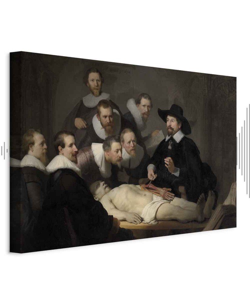Paveikslas Rembrandt - Daktaro Tulpo anatomijos pamoka