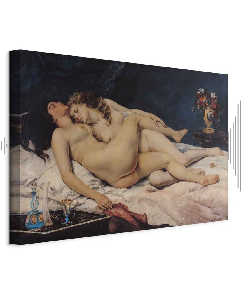 Paveikslas Gustave Courbet - Miegančioji