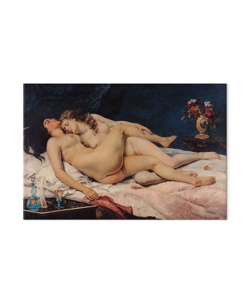Paveikslas Gustave Courbet - Miegančioji