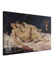 Paveikslas Gustave Courbet - Miegančioji