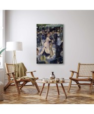 Paveikslas Pierre Auguste Renoir - Le Moulin de la Galette. Šokėjų detalė