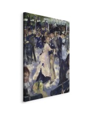 Paveikslas Pierre Auguste Renoir - Le Moulin de la Galette. Šokėjų detalė