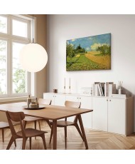 Paveikslas Alfred Sisley - Javų laukai Argenteuil kalvose