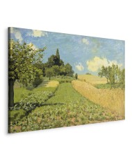 Paveikslas Alfred Sisley - Javų laukai Argenteuil kalvose