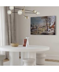 Paveikslas Pieter Bruegel Vyresnysis - Žiemos peizažas su paukščių spąstais