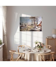 Paveikslas Pieter Bruegel Vyresnysis - Žiemos peizažas su paukščių spąstais