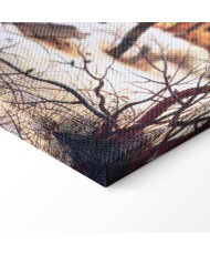 Paveikslas Pieter Bruegel Vyresnysis - Žiemos peizažas su paukščių spąstais