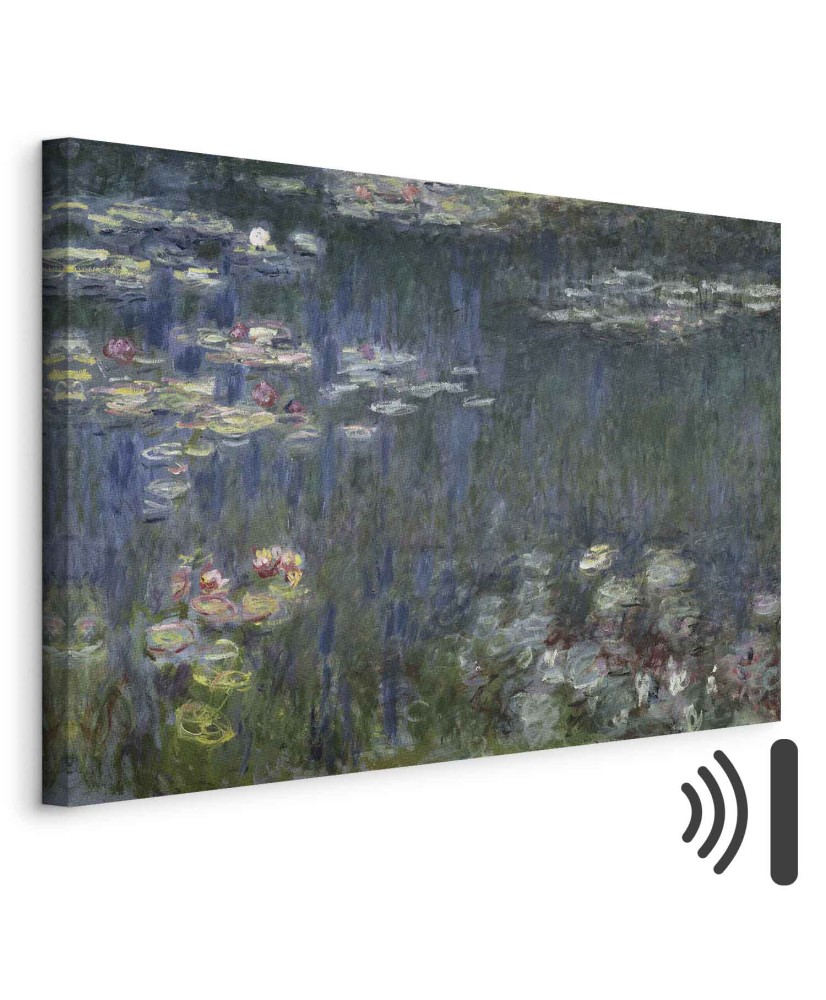 Paveikslas Claude Monet - Vandens lelijos. Žali atspindžiai