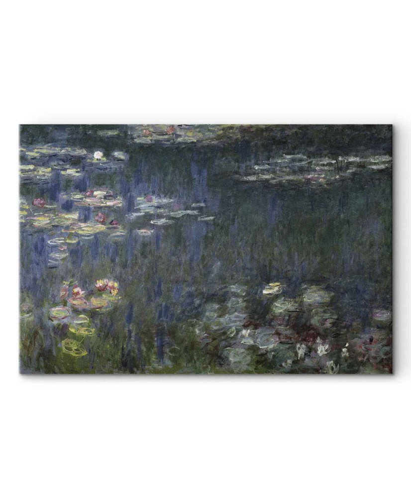 Paveikslas Claude Monet - Vandens lelijos. Žali atspindžiai