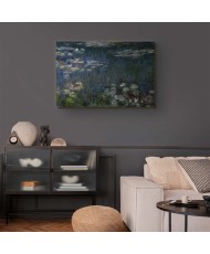 Paveikslas Claude Monet - Vandens lelijos. Žali atspindžiai