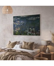 Paveikslas Claude Monet - Vandens lelijos. Žali atspindžiai