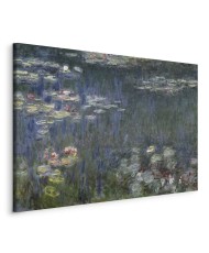 Paveikslas Claude Monet - Vandens lelijos. Žali atspindžiai