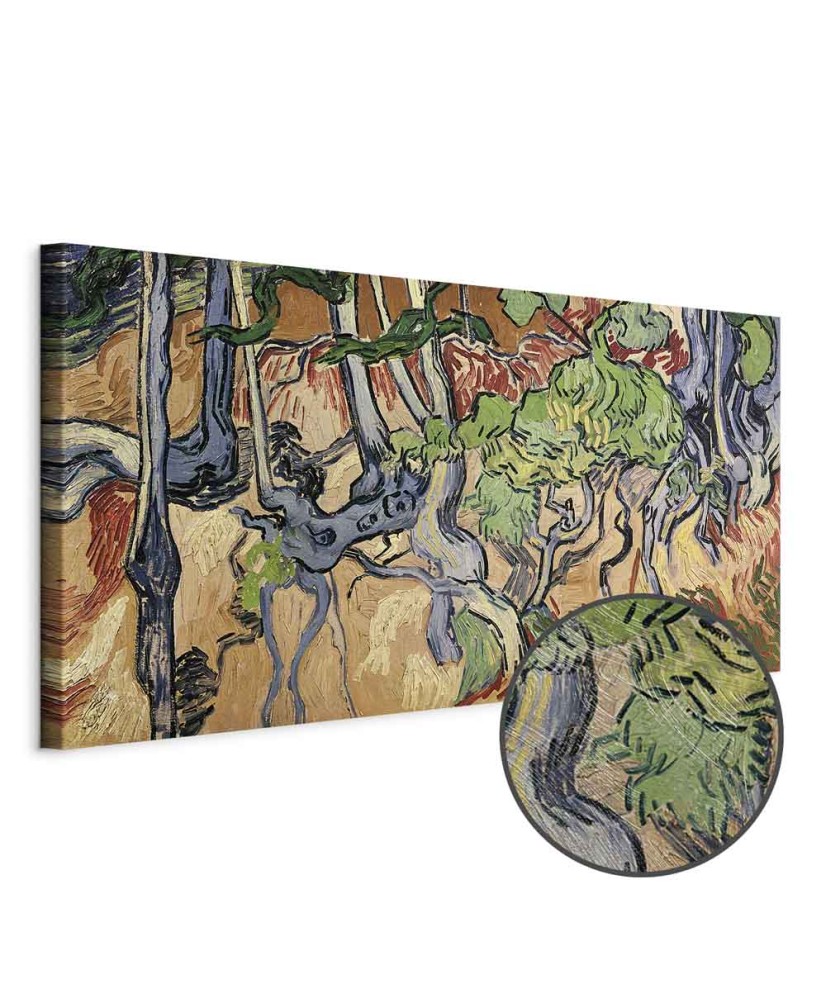 Paveikslas Vincent van Gogh - Medžių šaknys