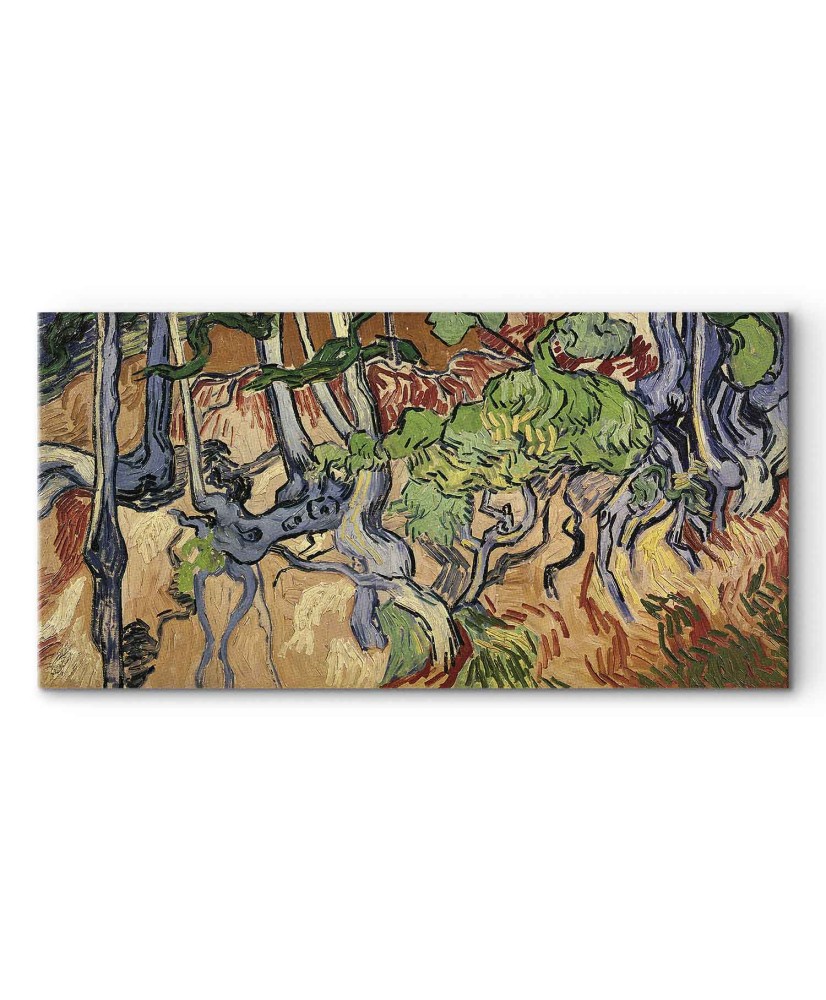 Paveikslas Vincent van Gogh - Medžių šaknys