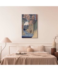 Paveikslas Utagawa Hiroshige - Beždžionių tiltas Kajaus provincijoje