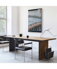 Paveikslas Utagawa Hiroshige - Staigus lietus virš Shin-Ohashi tilto ir Atakės