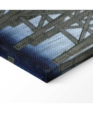 Paveikslas Utagawa Hiroshige - Staigus lietus virš Shin-Ohashi tilto ir Atakės