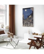 Paveikslas Utagawa Hiroshige - Naktinis Saruwaka gatvės vaizdas