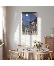 Paveikslas Utagawa Hiroshige - Naktinis Saruwaka gatvės vaizdas