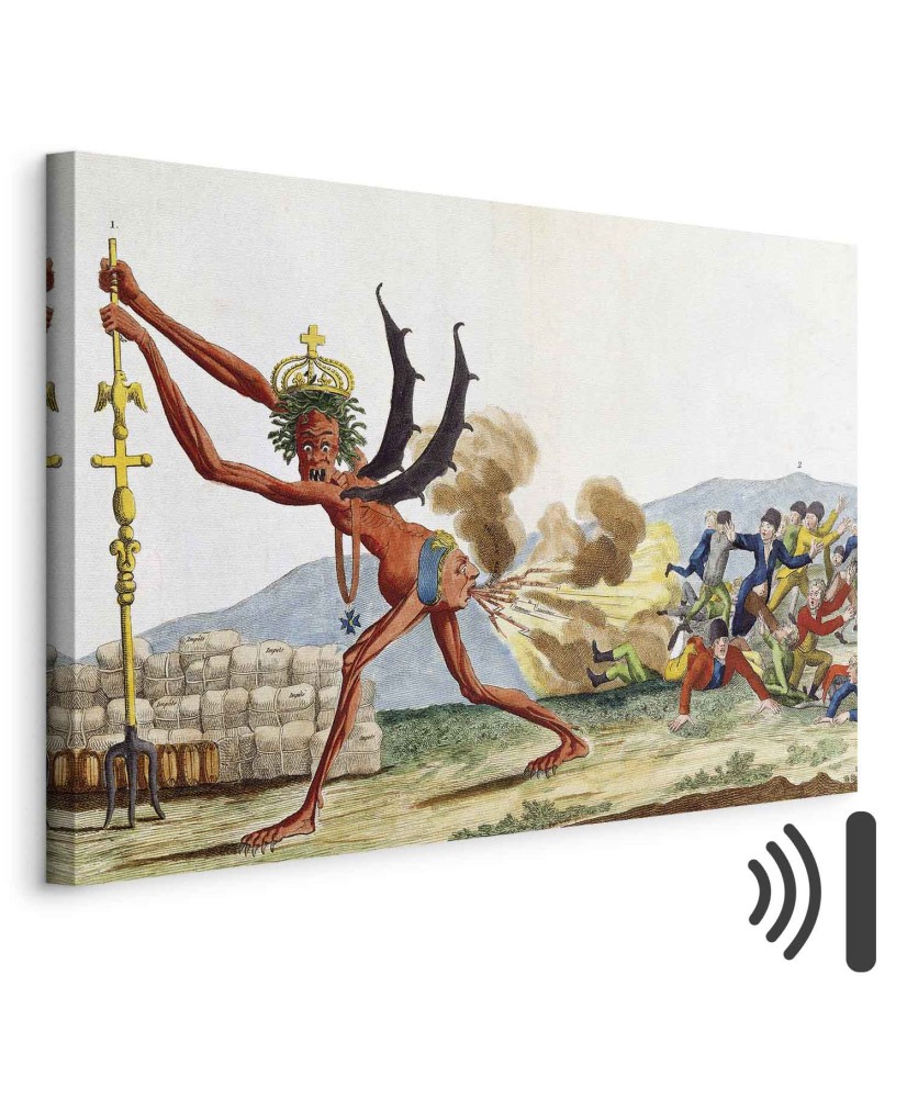 Paveikslas Jacques Louis David - Anglijos valdžios karikatūra