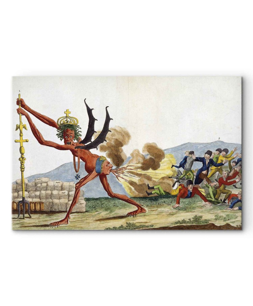 Paveikslas Jacques Louis David - Anglijos valdžios karikatūra