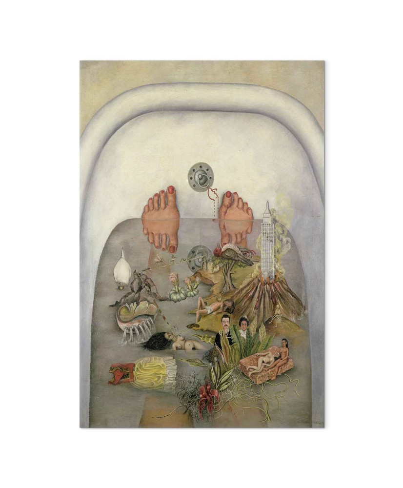 Paveikslas Frida Kahlo - Ką man davė vanduo