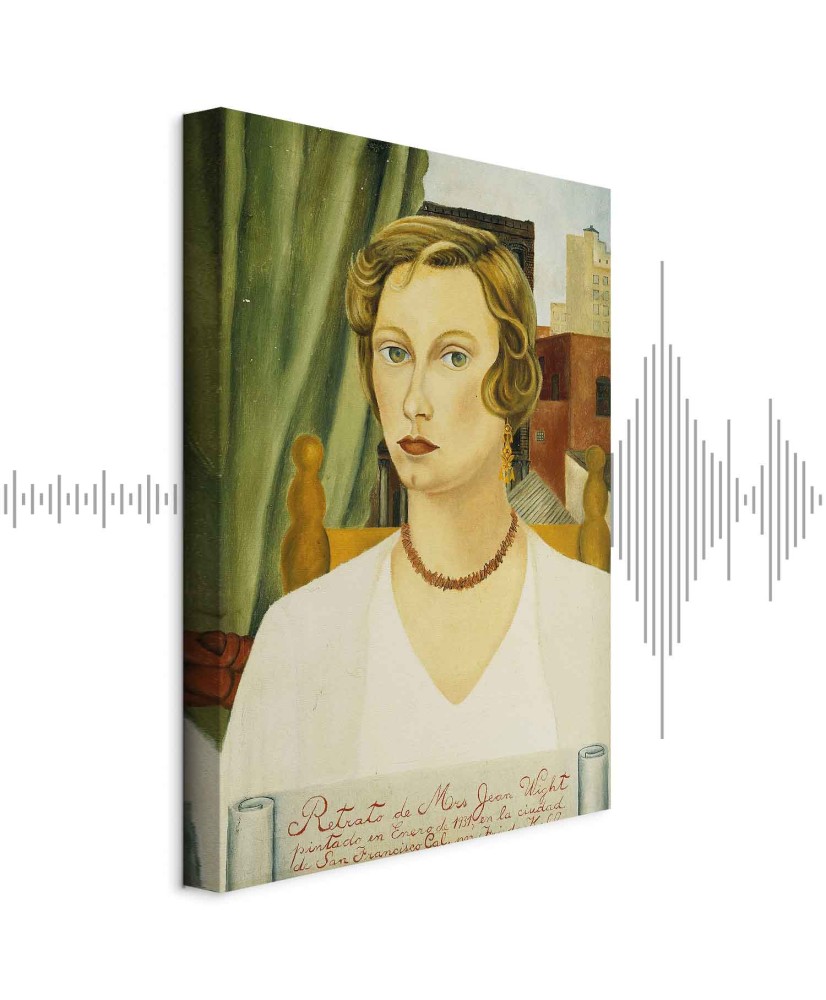 Paveikslas Frida Kahlo - Ponios Jean Wight portretas