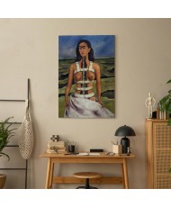Paveikslas Frida Kahlo - Sulaužyta kolona