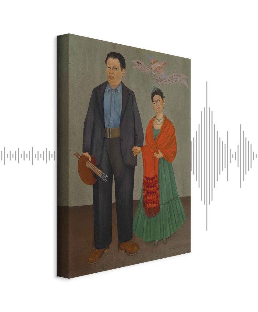 Paveikslas Frida Kahlo - Frida ir Diego Rivera