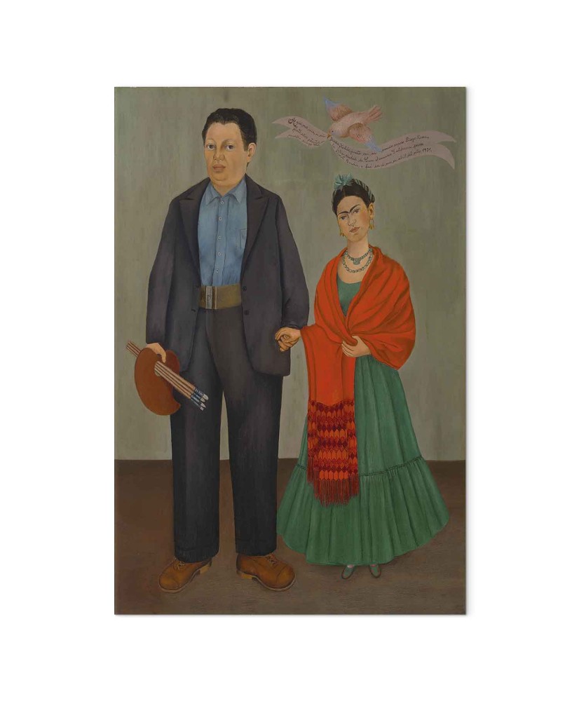 Paveikslas Frida Kahlo - Frida ir Diego Rivera