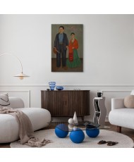 Paveikslas Frida Kahlo - Frida ir Diego Rivera