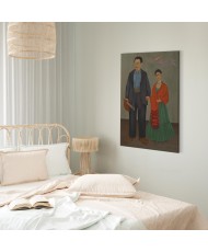 Paveikslas Frida Kahlo - Frida ir Diego Rivera