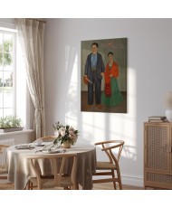 Paveikslas Frida Kahlo - Frida ir Diego Rivera