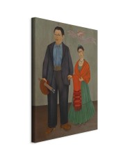 Paveikslas Frida Kahlo - Frida ir Diego Rivera