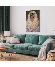 Paveikslas Frida Kahlo - Autoportretas kaip tehuana (Diego mano mintyse)