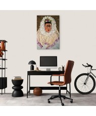 Paveikslas Frida Kahlo - Autoportretas kaip tehuana (Diego mano mintyse)