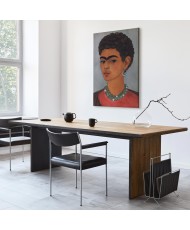 Paveikslas Frida Kahlo - Autoportretas garbanotais plaukais