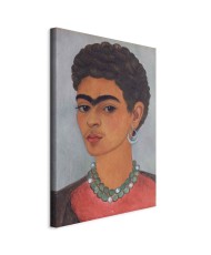 Paveikslas Frida Kahlo - Autoportretas garbanotais plaukais