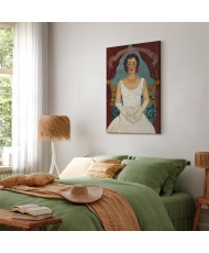 Paveikslas Frida Kahlo - Baltai apsirengusios damos portretas