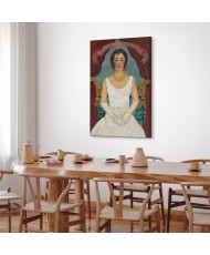 Paveikslas Frida Kahlo - Baltai apsirengusios damos portretas